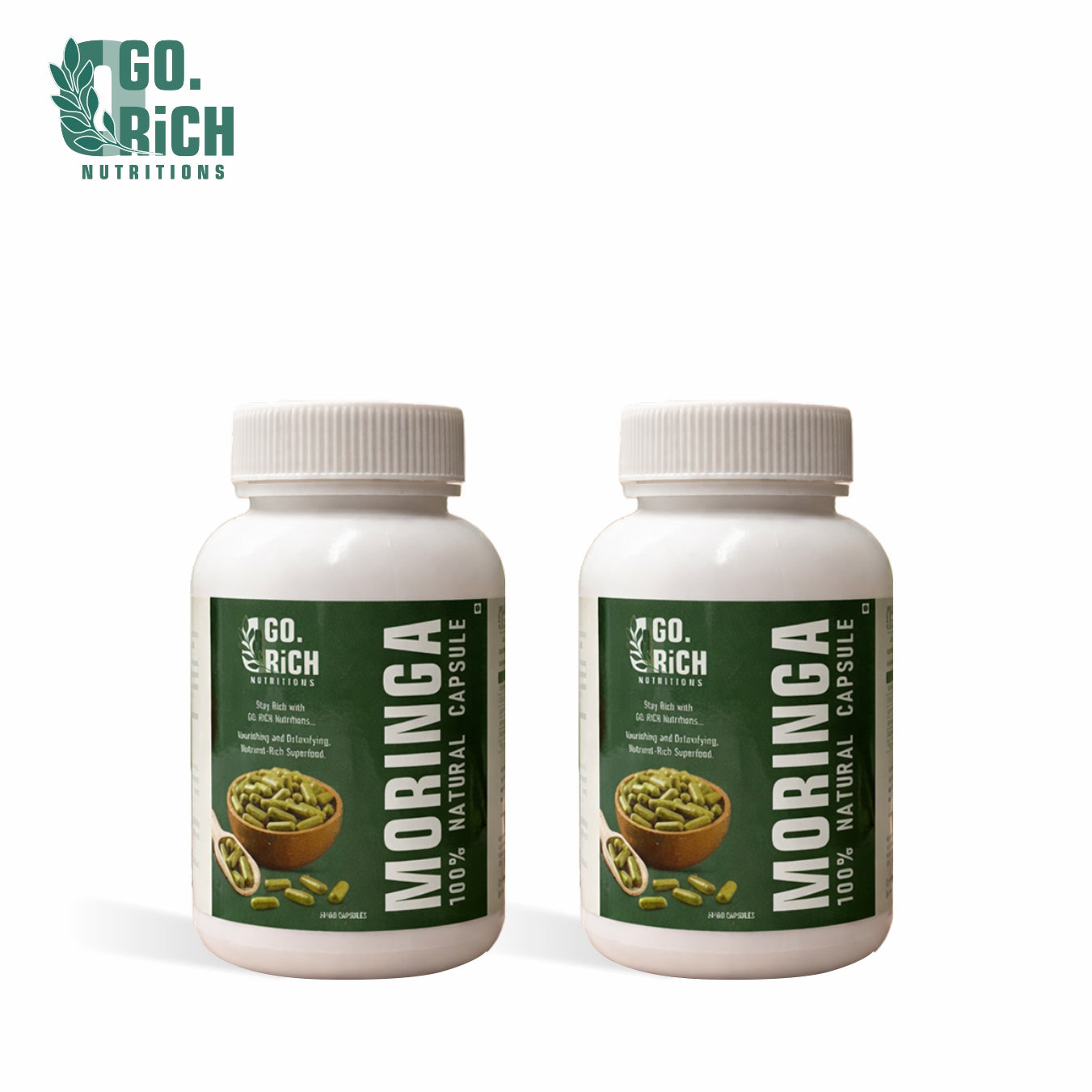 Natural Moringa Capsules - Superfood For Immunity, Energy And Weight Support (240 Tablets / Pack Of 4) – 4 Month Course