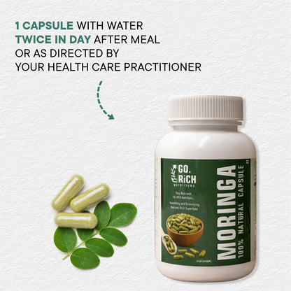 Natural Moringa Capsules - Superfood For Immunity, Energy And Weight Support (240 Tablets / Pack Of 4) – 4 Month Course