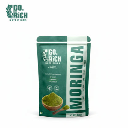 Natural Moringa Leaf Powder- Superfood For Energy And Metabolism Support (250 Gms / Pack Of 1)