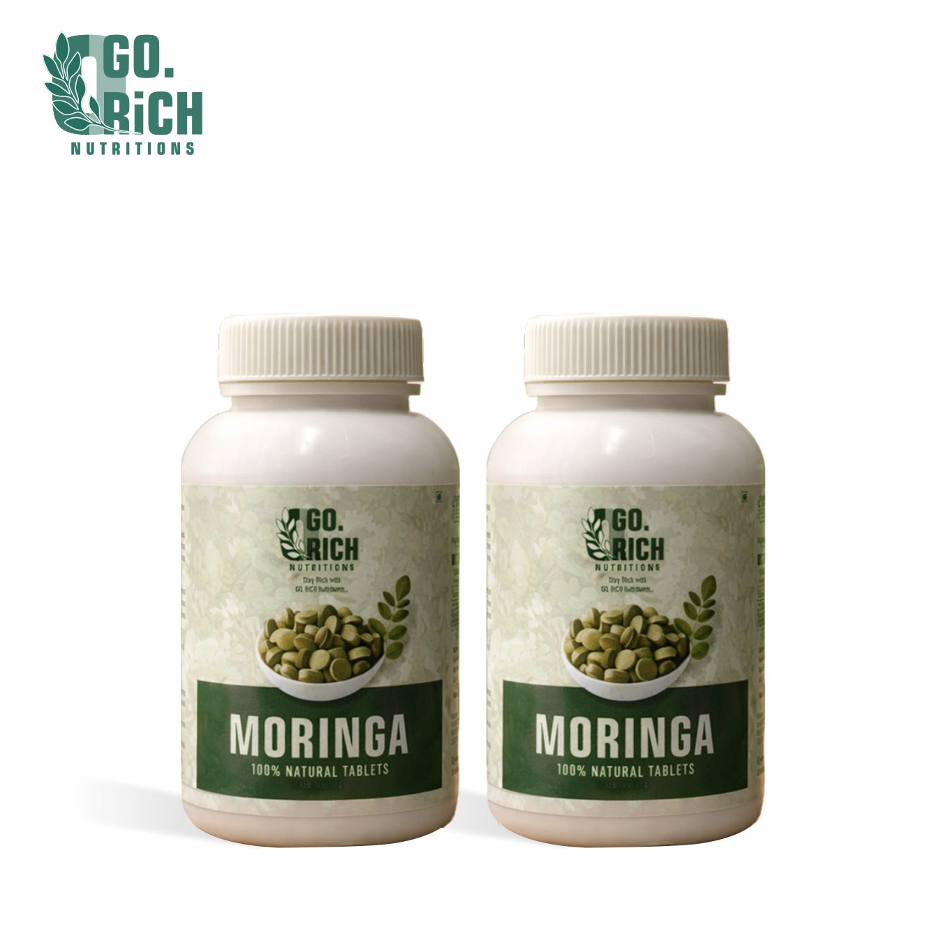 Natural Moringa Tablets- Superfood For Immunity, Energy And Weight Support (480 Tablets / Pack Of 4) – 4 Month Course